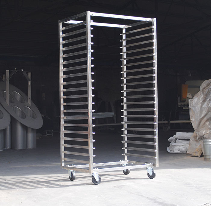 Removable 300kg Bakers Trolly 16 Layers 18 Layers Baking Storage Trolley