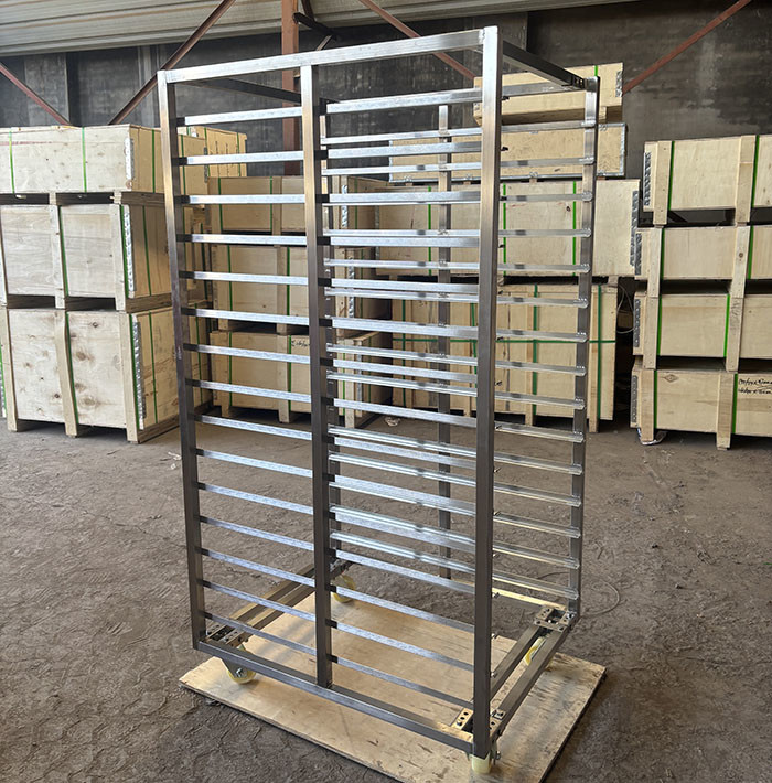 Load 300kg 400kg 500kg Bakery Tray Rack Trolley Bakery Trolley With Trays