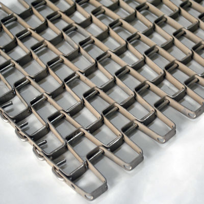 304SS Metal Honeycomb Conveyor Belt 20cm-200cm Width Honeycomb Belt Conveyor
