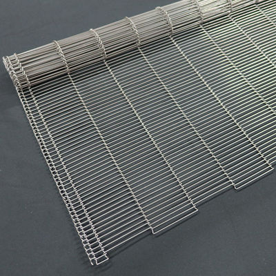 Food Grade Chocolate Enrobing Mesh Conveyor Belt Ladder Conveyor Belt