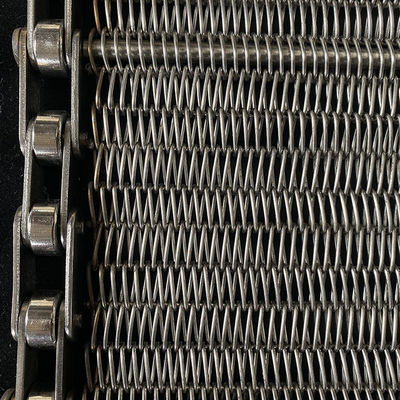 Spiral Mesh Conveyor Belt 50kg - 500kg Load Metal Mesh Belt