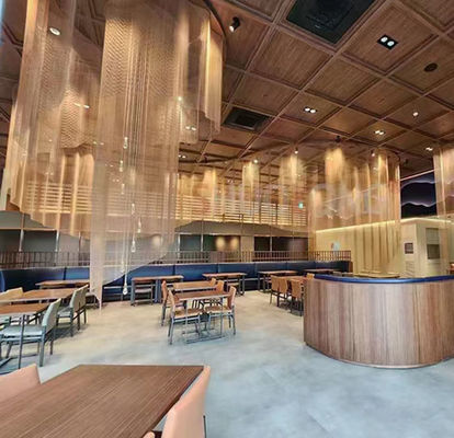 Colorful Decorative Wire Mesh 304 316 316L Architectural Mesh Screen