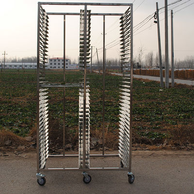 24 30 32 Trays Baking Rack Trolley Stainless Steel Bakery Racking ...